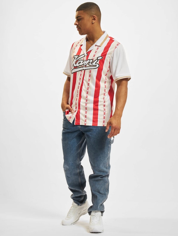 KM222-002-1 Varsity Block Stripe Baseball Shirt-6