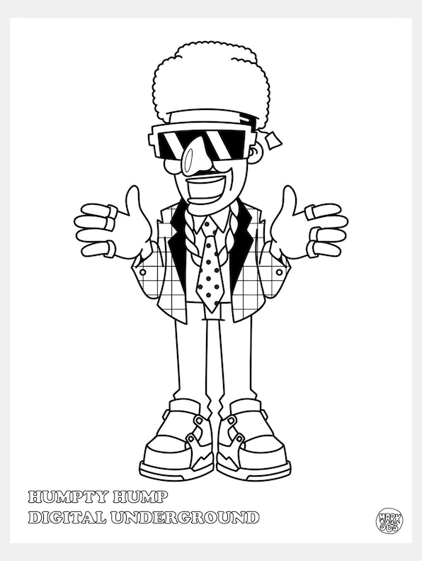 Hiphop Coloring Book-5
