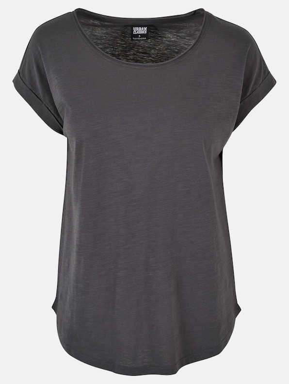 Ladies Long Slub Tee-4