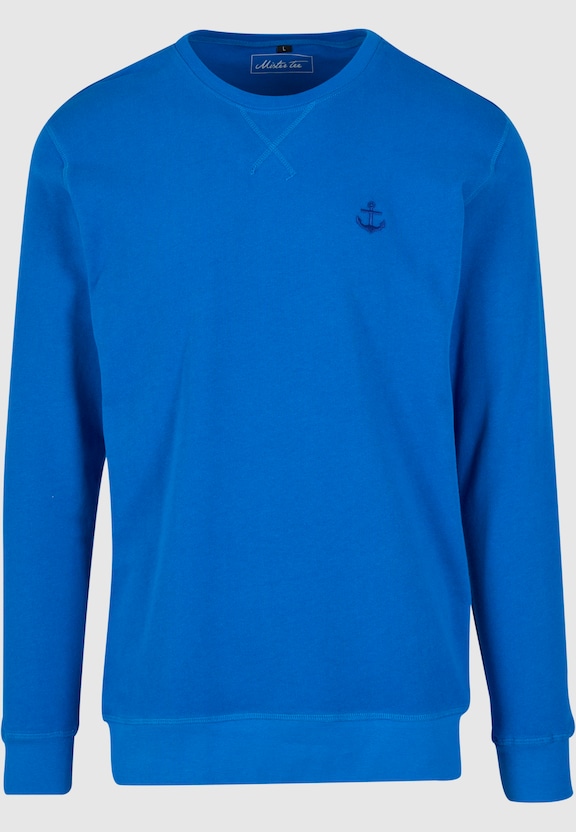 Anchor Sign EMB Light Crew Sweatshirt-4