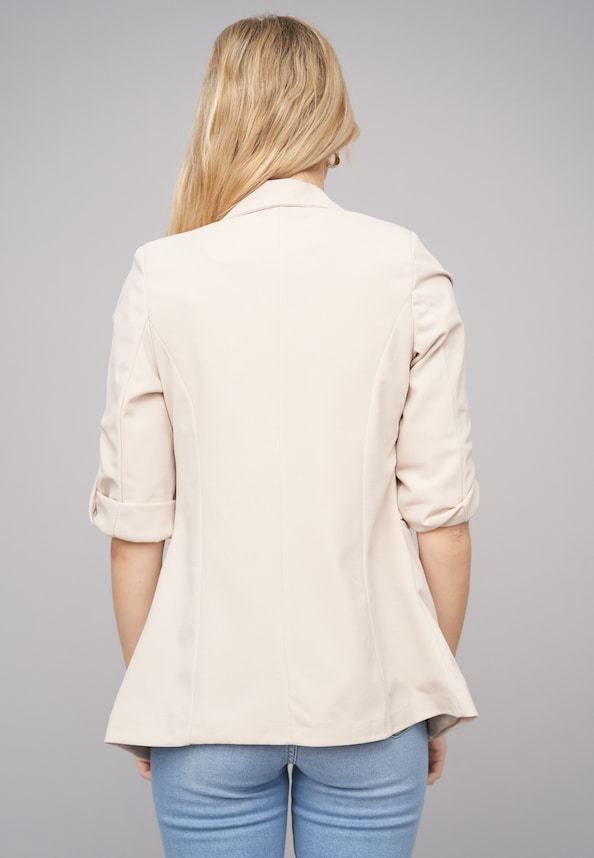 Turn-Up 3/4 Sleeve Blazer-1