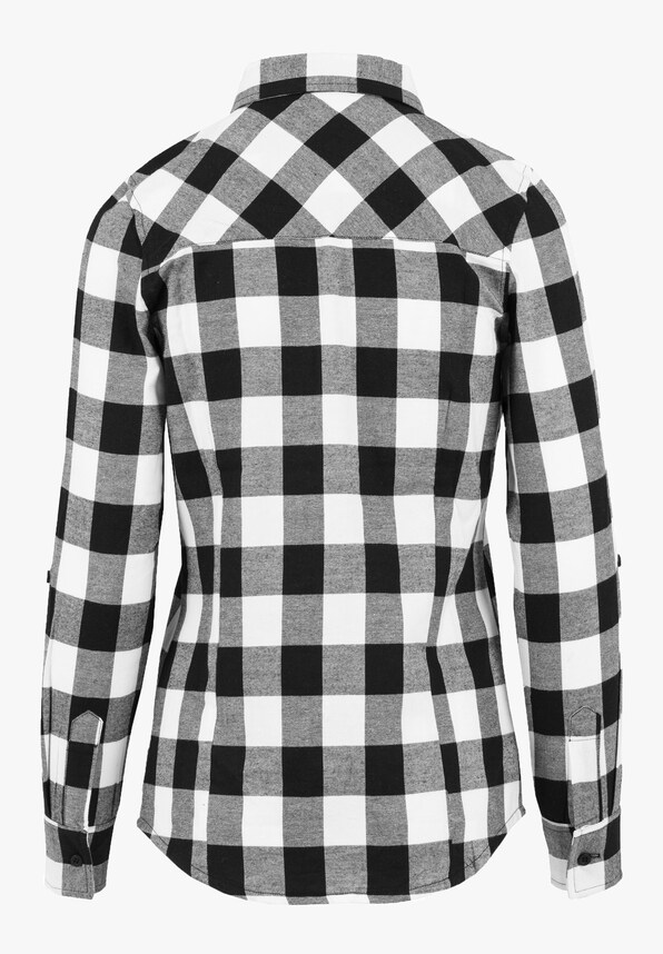 Ladies Turnup Checked Flanell-1