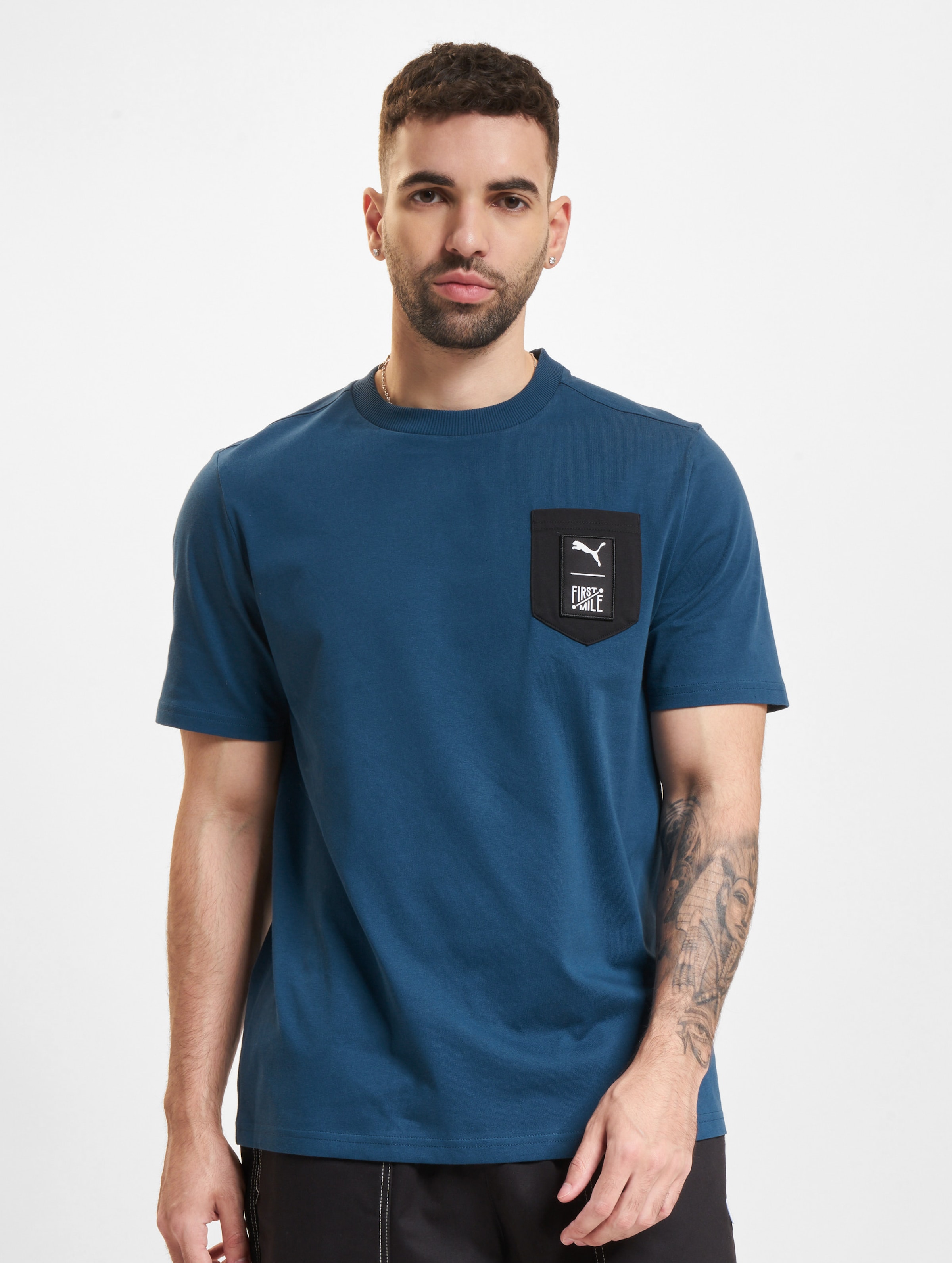 Puma First Mile T-Shirt Männer,Unisex op kleur blauw, Maat S