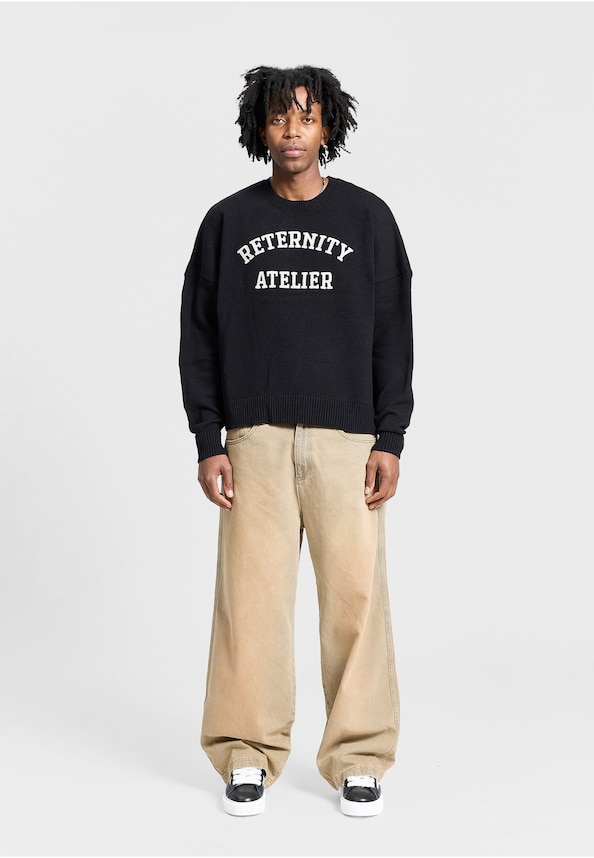 E?Ve?Nie Logo Knit Sweater-3