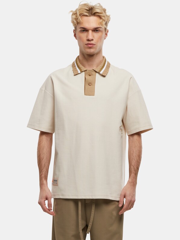 ACL Knit Collar Oversized Polo-2