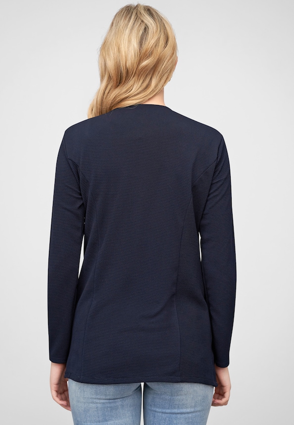 Cloud5ive Damen Blazer mit 2-Zip-Pockets u. Strukturstoff-1