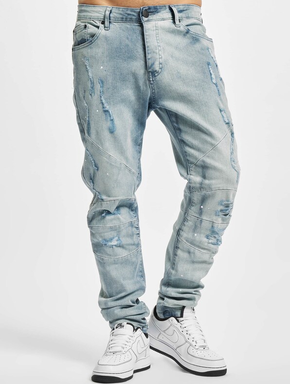 C&S Paneled Denim Pants-2