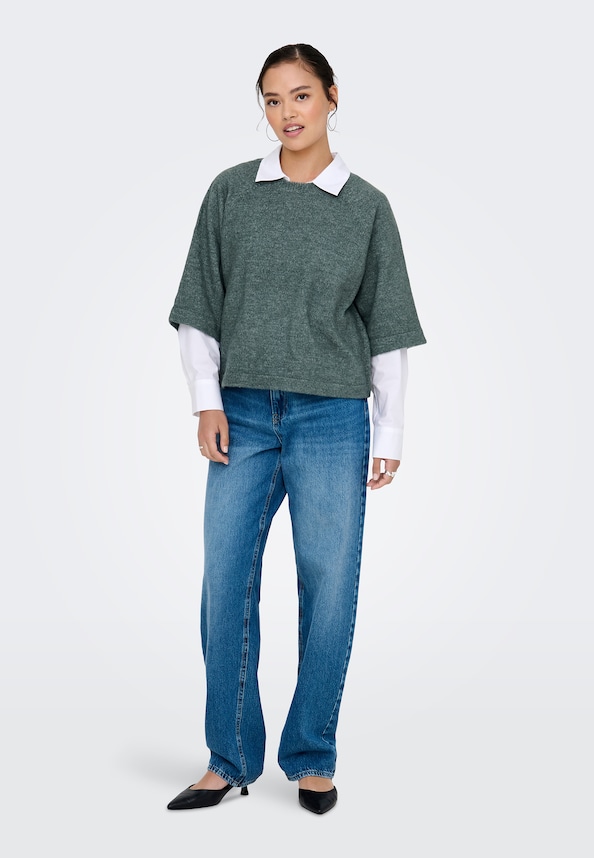 ONLSIMONI 3/4 PULLOVER KNT NOOS-2