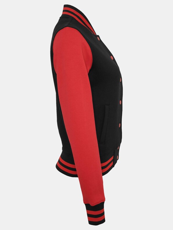 Ladies Sweat College Jacket-4
