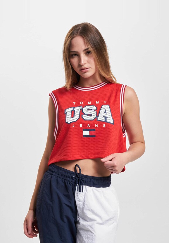 Tommy Jeans Crp Usa Basketball Tanktop-2