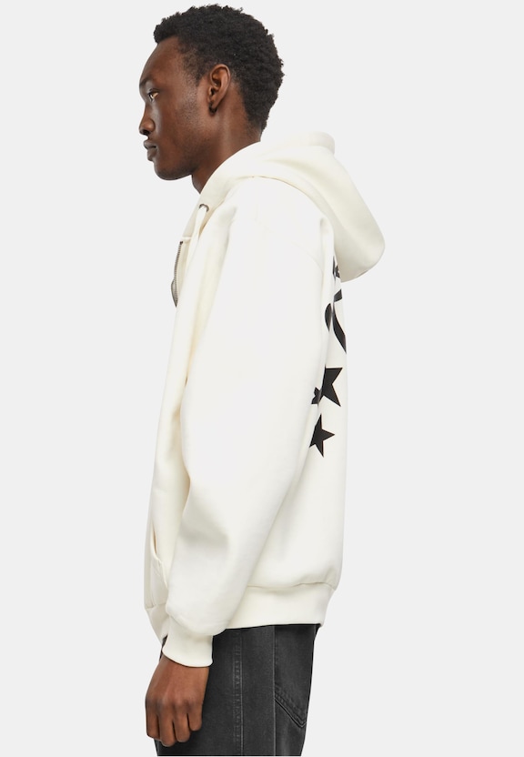 KM241-079-3 Karl Kani Chest Signature OS Full Zip Star Hoodie-2
