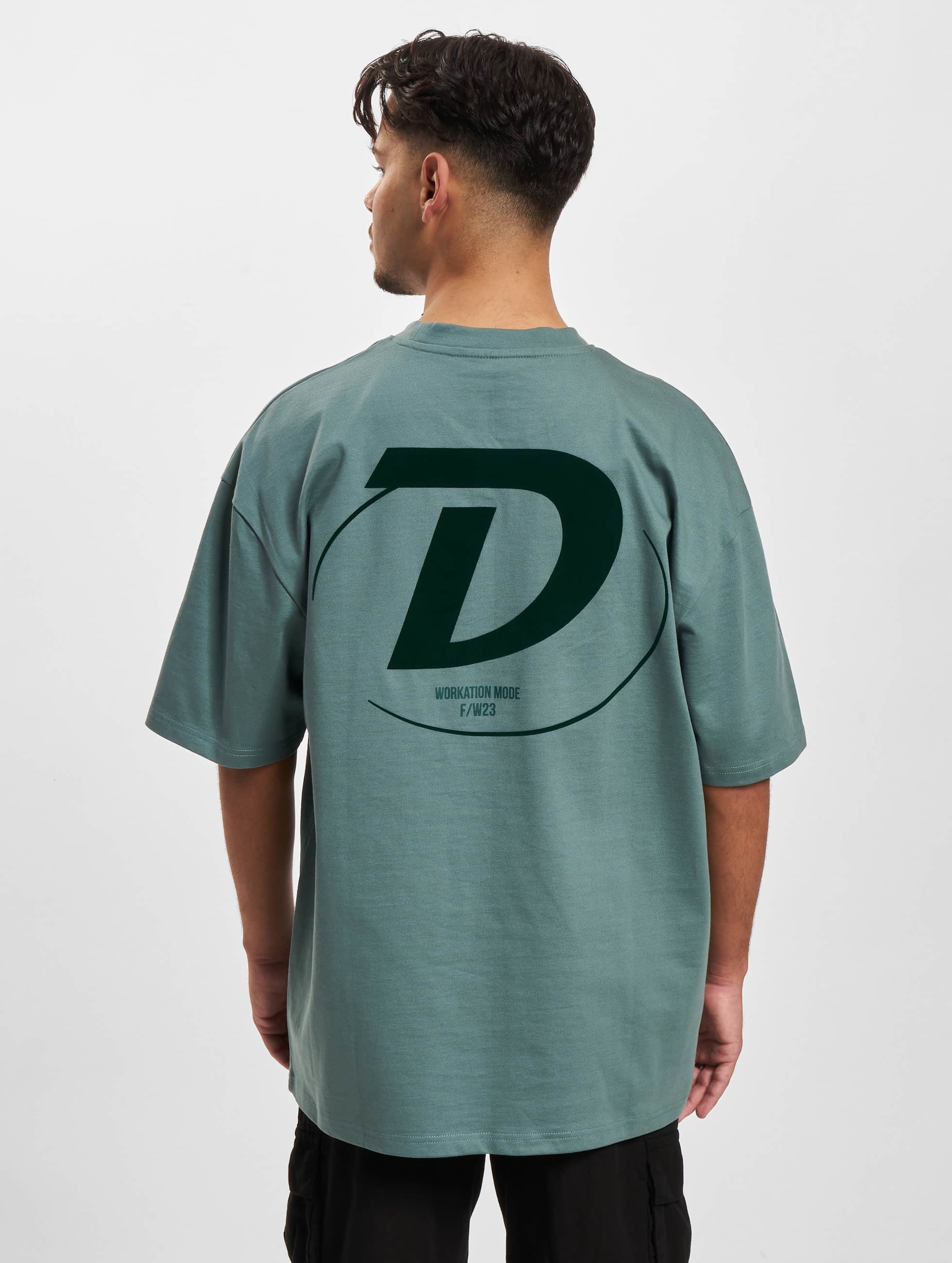 DEF T-Shirt Mannen op kleur groen, Maat S