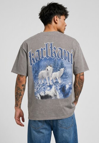 Small Signature Washed Heavy Jersey Wolf