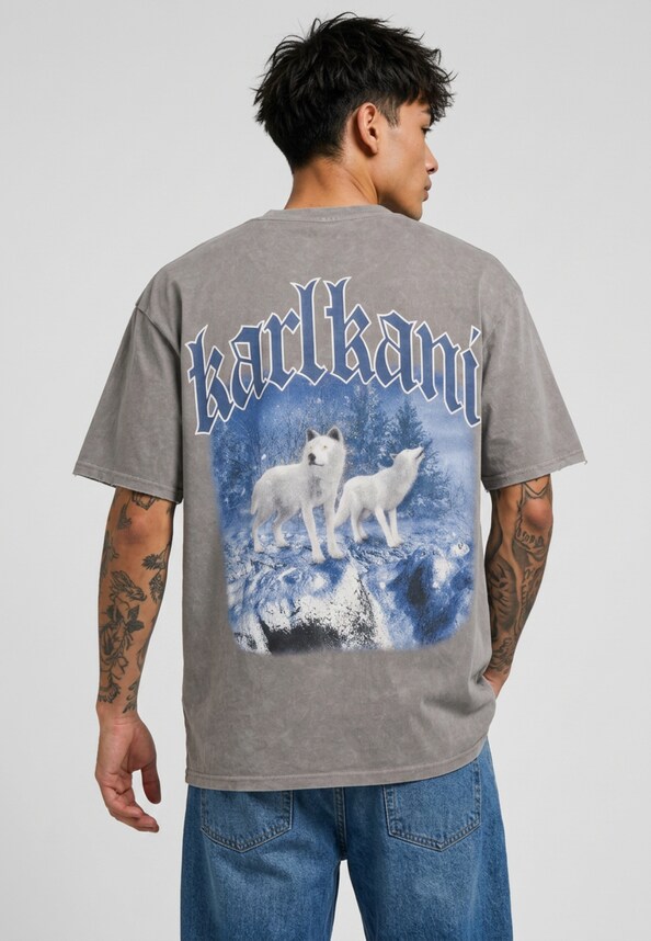 Small Signature Washed Heavy Jersey Wolf-0