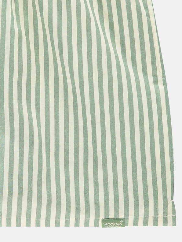 Pocketless Green Striped-1