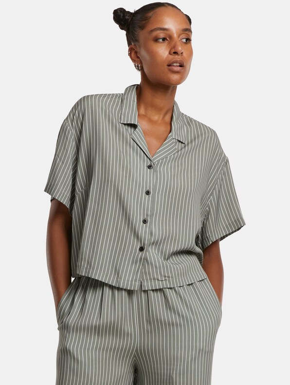 Urban Classics Ladies Viscose Resort Shirt-0