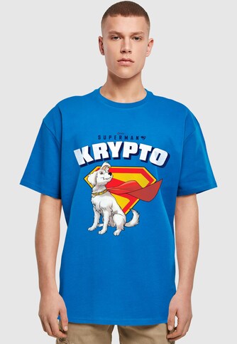 Superman Krypto Cape Flowing Heavy Oversize Tee
