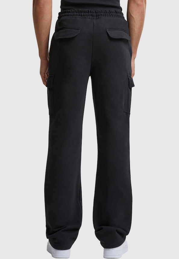Heavy Straight Leg Cargo Sweatpants-1