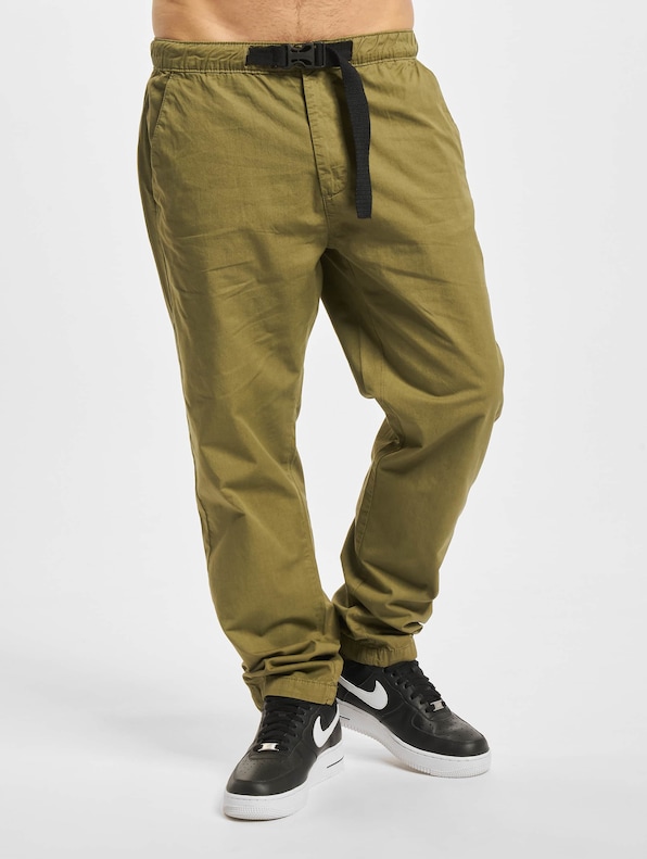 Urban Classics STRAIGHT LEG - Cargo trousers - tiniolive/olive