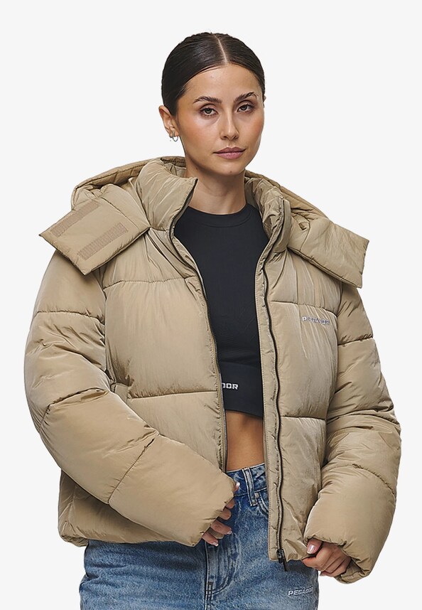 PEGADOR Blanca Crushed Puffer Jackets-0