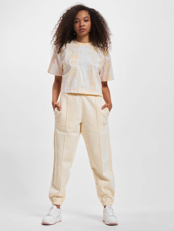 KW222-030-1 KK Signature Tie Dye Pinstripe Crop Tee-4