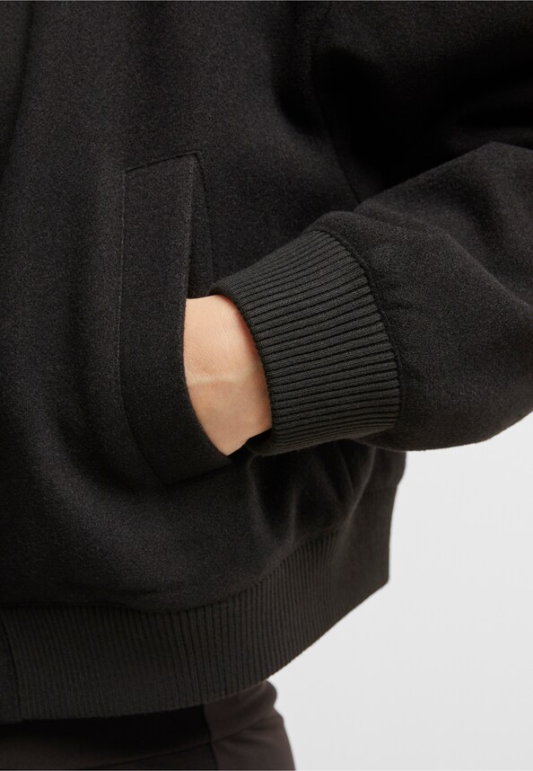 Ladies Balloon Bomber Jacket-3