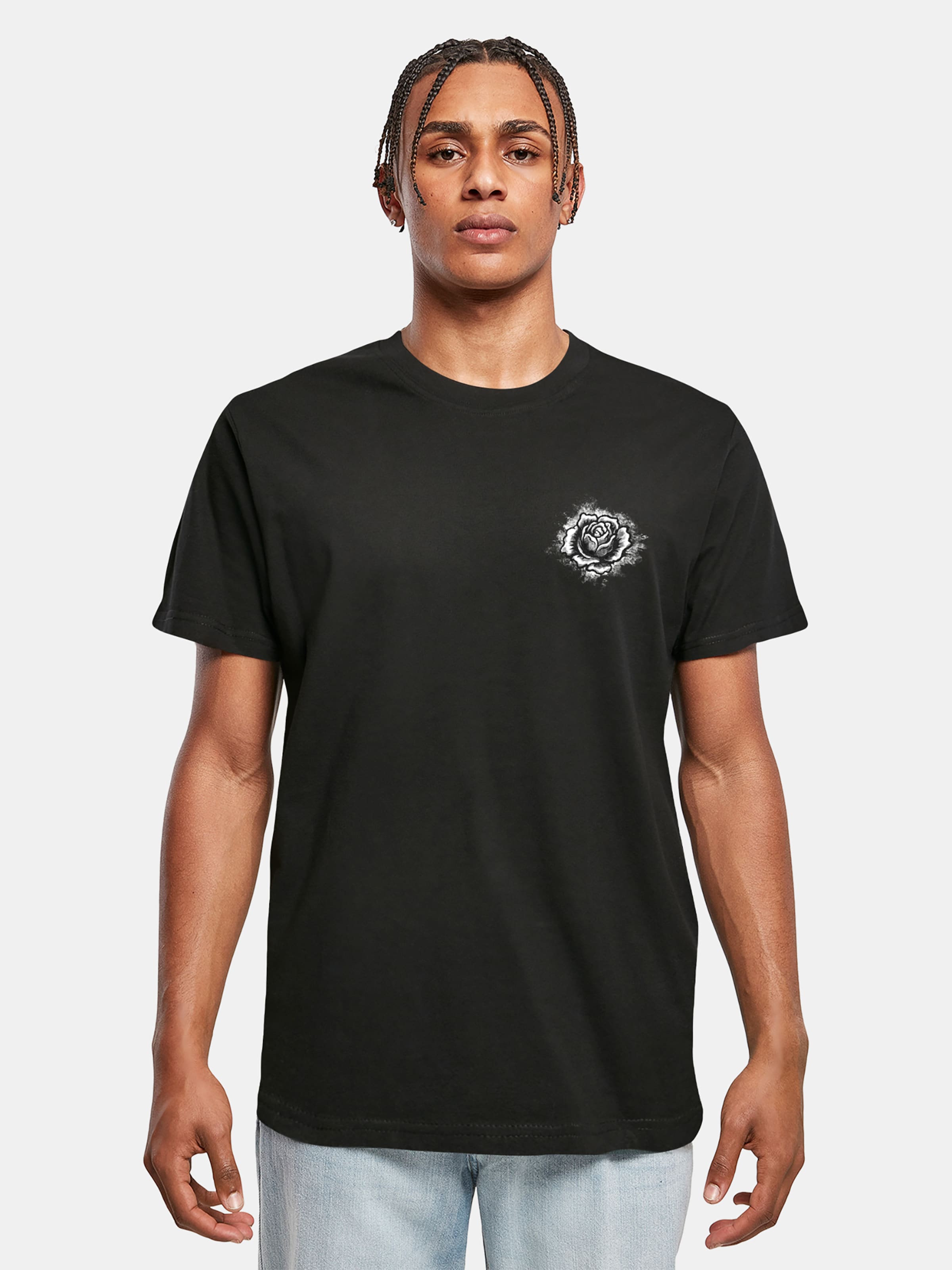 Mister Tee Rosary Mary T-Shirts Männer,Unisex op kleur zwart, Maat M