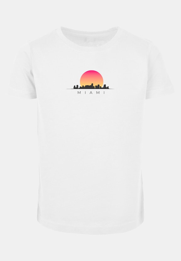 Girls Miami Short Sleeve Tee-0