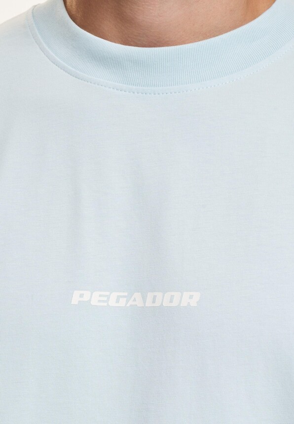 PEGADOR Colne Logo Oversized T-Shirts-4