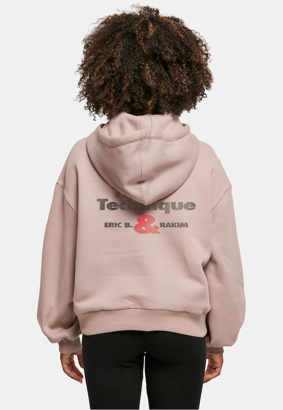 Ladies Eric B & Rakim - Don't Sweat The Technique Organic Oversized Hoody-1