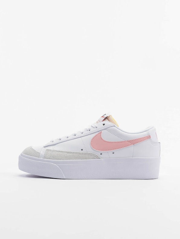 Nike Blazer Low Platform Sneakers White/Pink Glaze/Summit-0