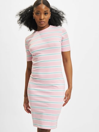Ladies Stretch Stripe Dress