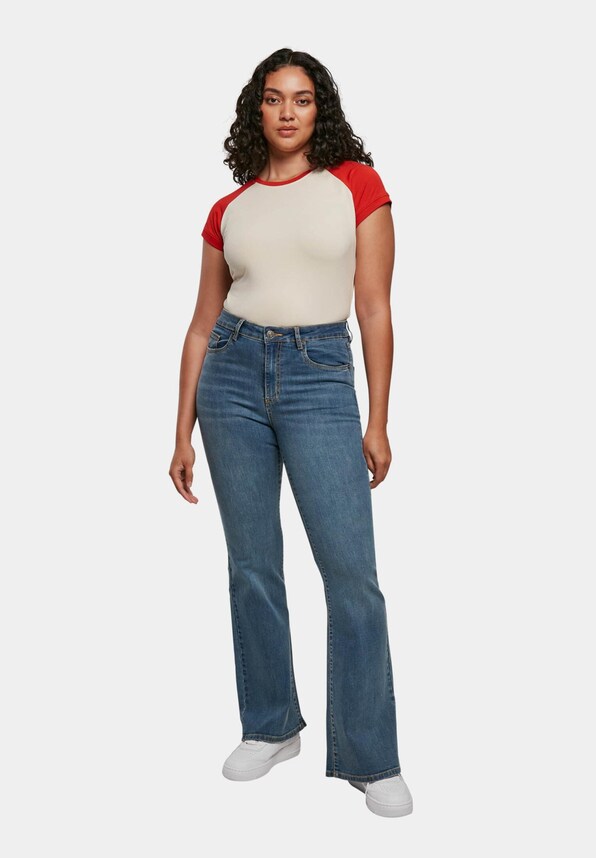 Ladies High Waist Flared-4