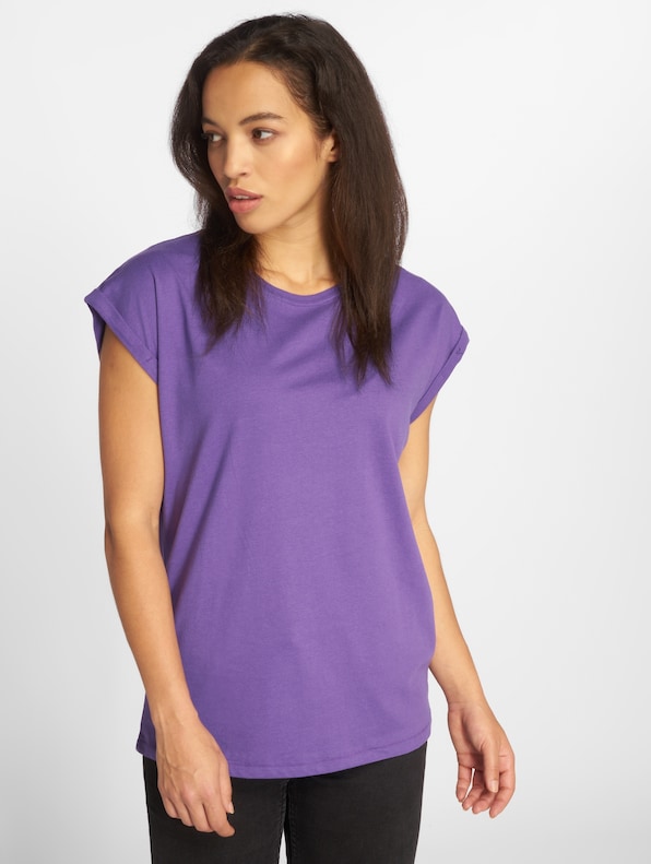Ladies Extended Shoulder Tee-2