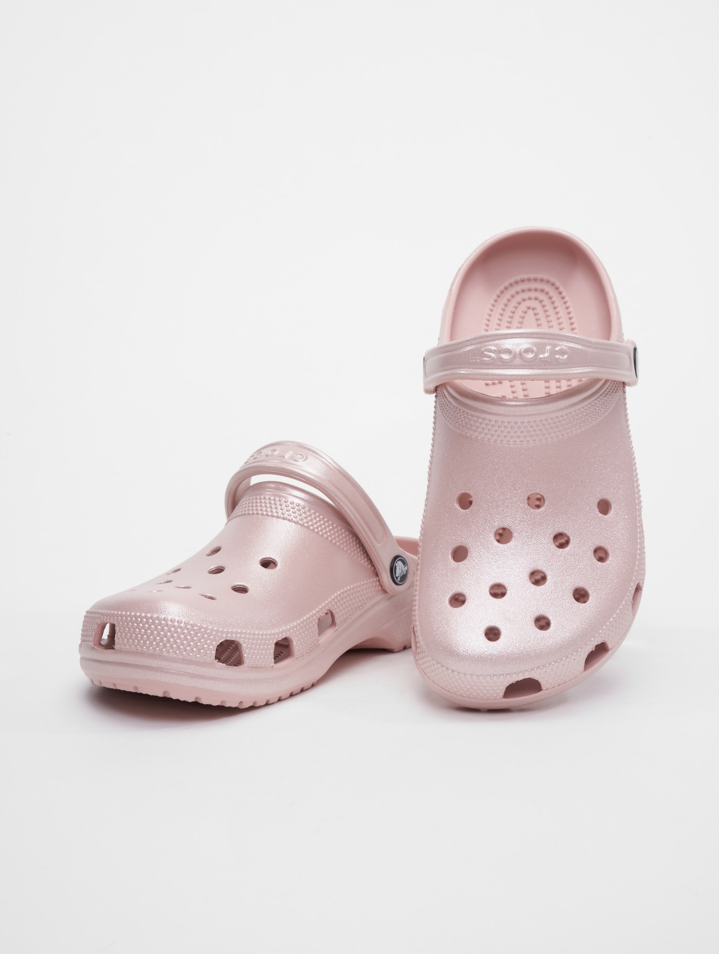 Crocs Classic Shimmer Clog Vrouwen op kleur roze, Maat 343.5