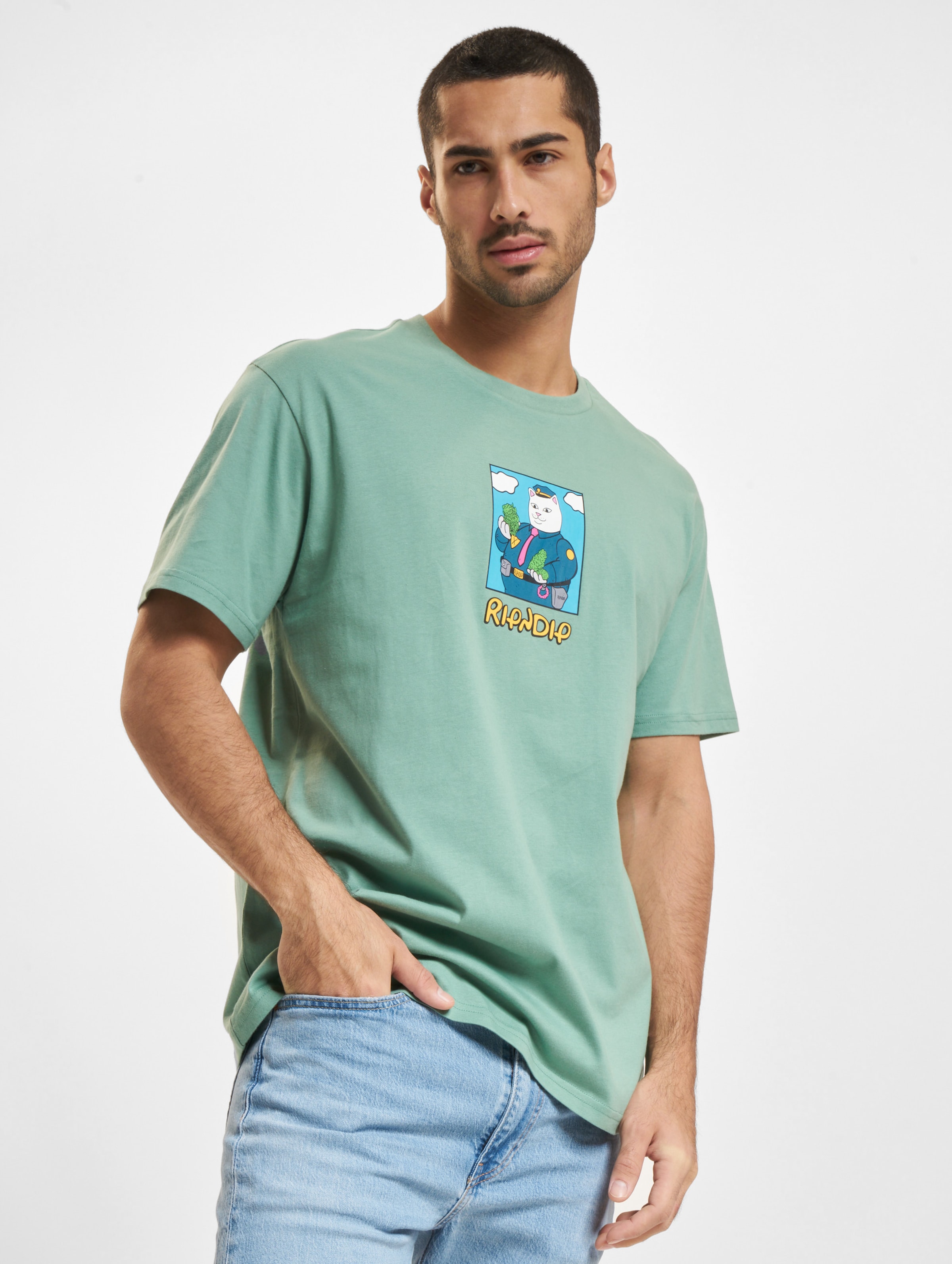 Rip N Dip Confiscated T-Shirt Männer,Unisex op kleur groen, Maat XL