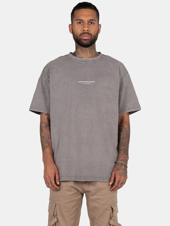 METAMORPHOSE V.4 Acid Washed Heavy Oversized Tee-1