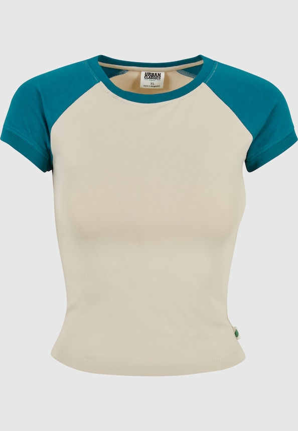 Ladies Organic Stretch Short Retro Baseball-4