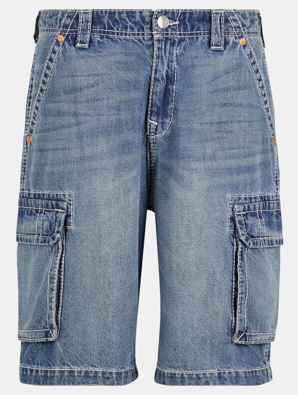 True Religion BIG T VINNY CARGO DENIM SHORT-6