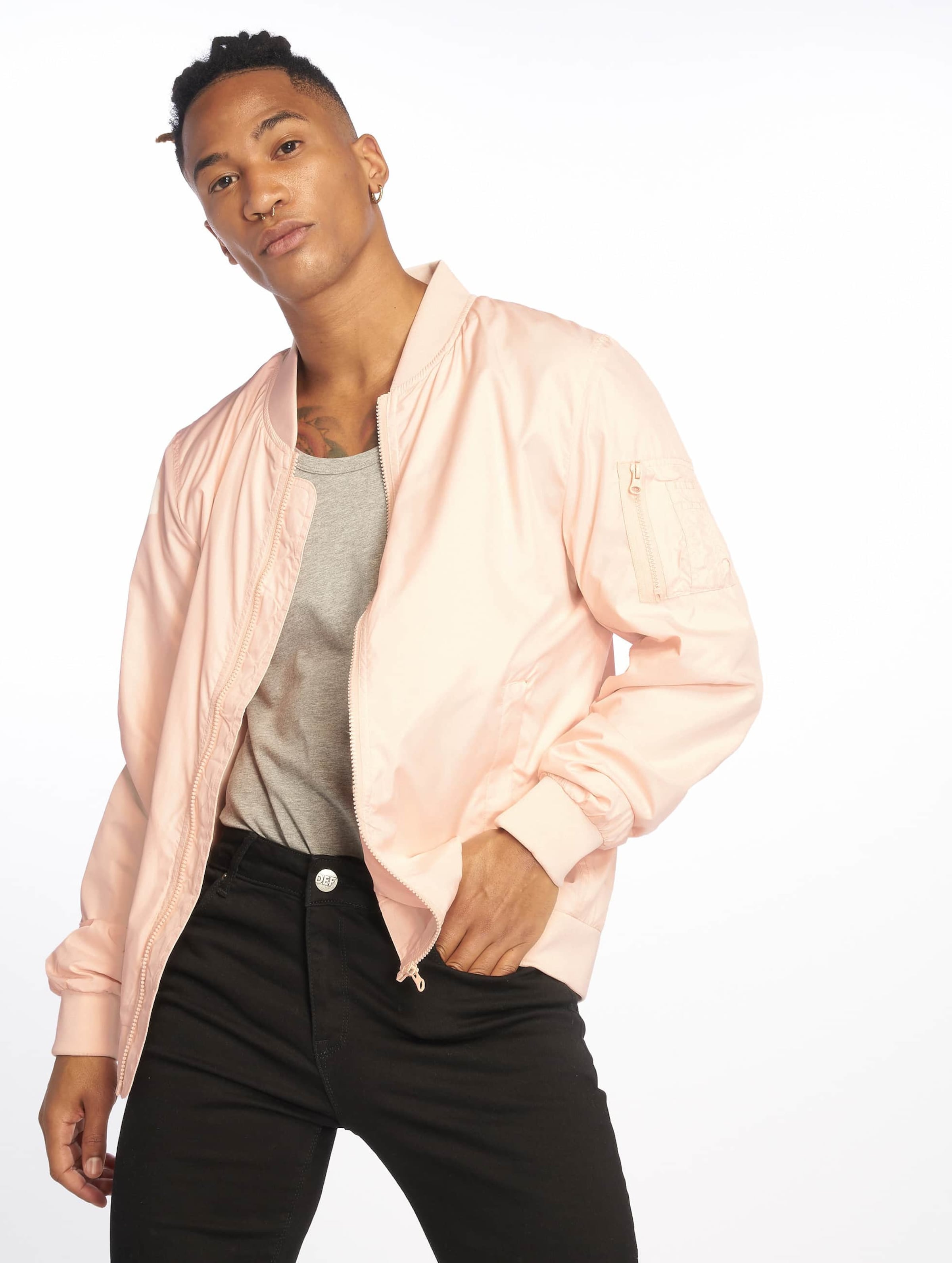 Light pink shop bomber jacket mens