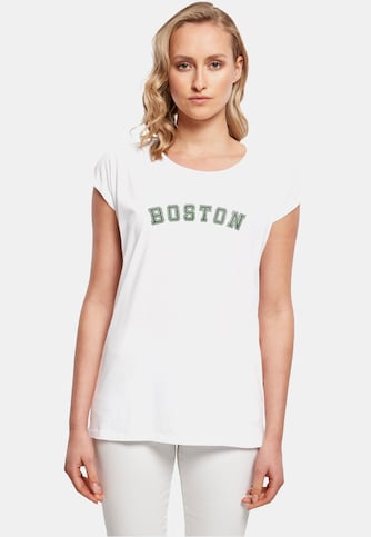 Ladies Boston Extended Shoulder Tee