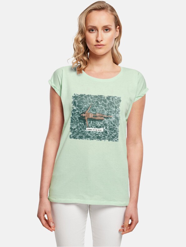 Ladies Summer - On My Mind T-Shirt-0