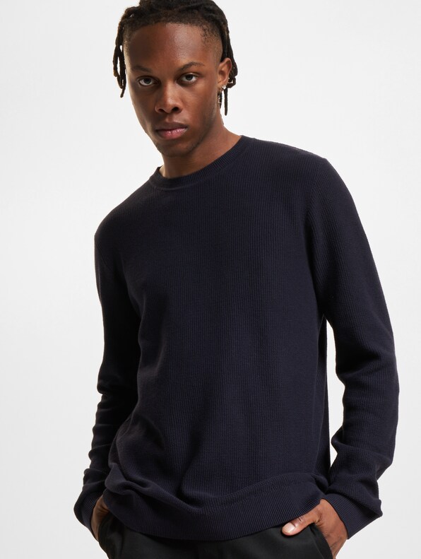 Lucas Structure Knit Crew Neck-0