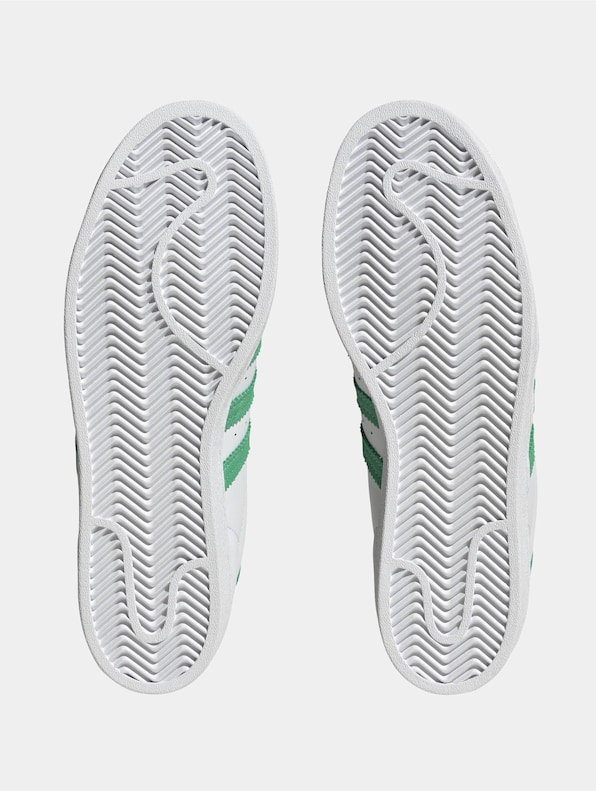 Adidas Originals Superstar Sneakers Ftwr White/Semi Screaming Green/Blue-2