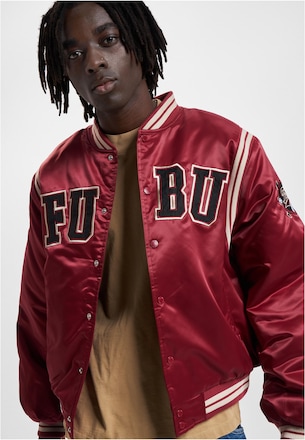 FUBU College Satin Varsity Jacket