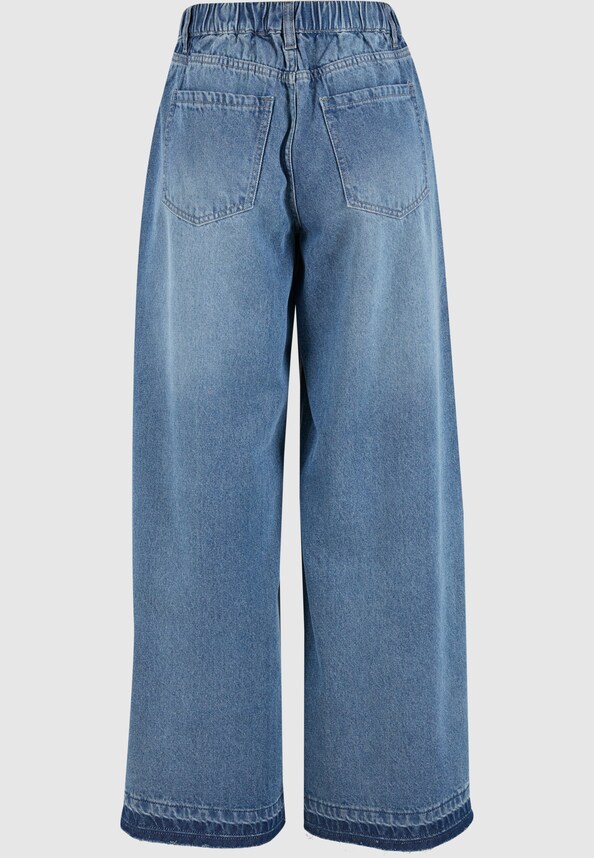 Ladies Wide Leg Denim-5