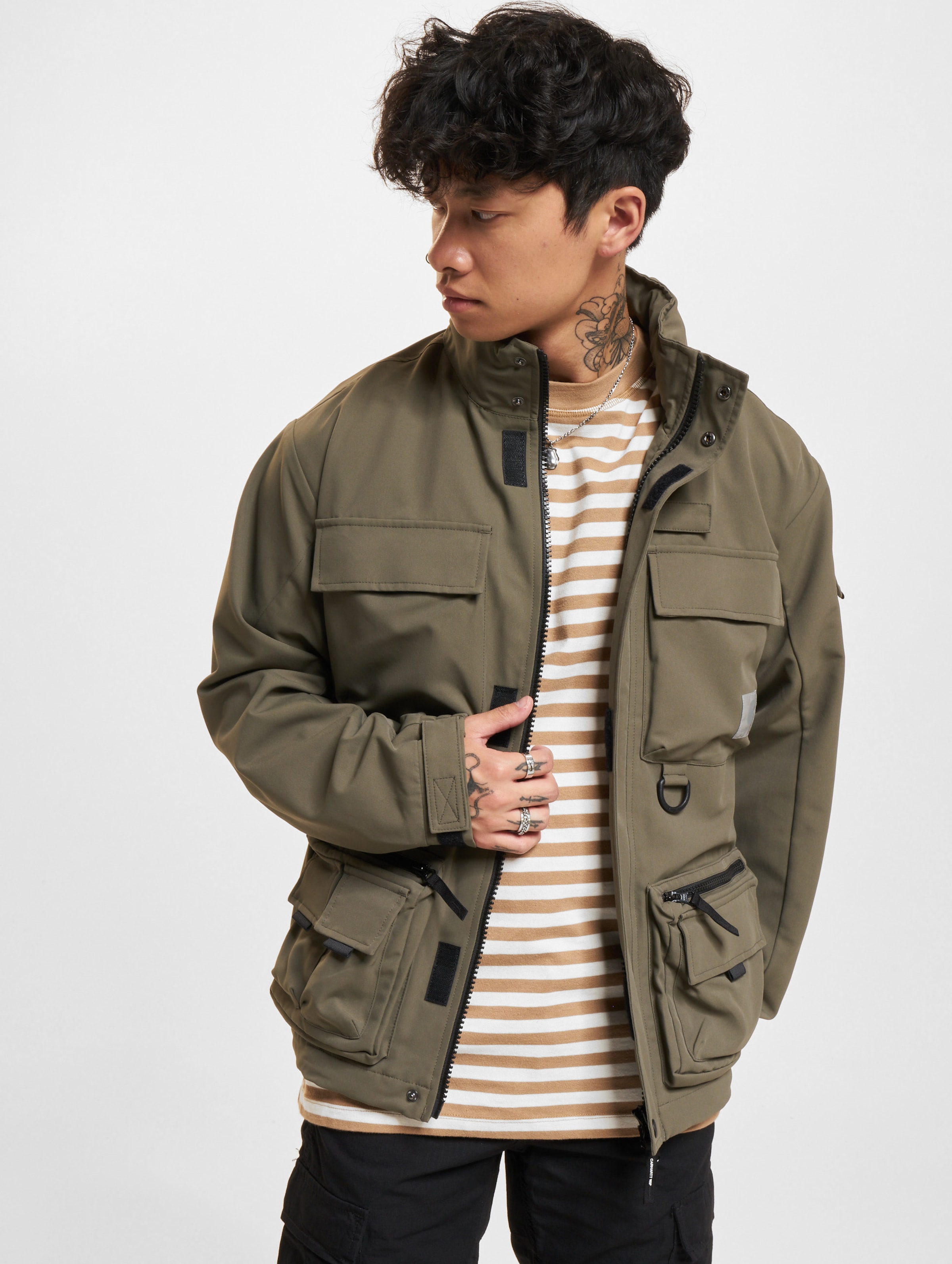 Carhartt WIP Elmwood Freizeitjacke Männer,Unisex op kleur olijf, Maat XS