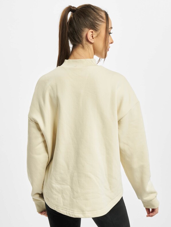 Ladies Oversized High Neck Crew -1
