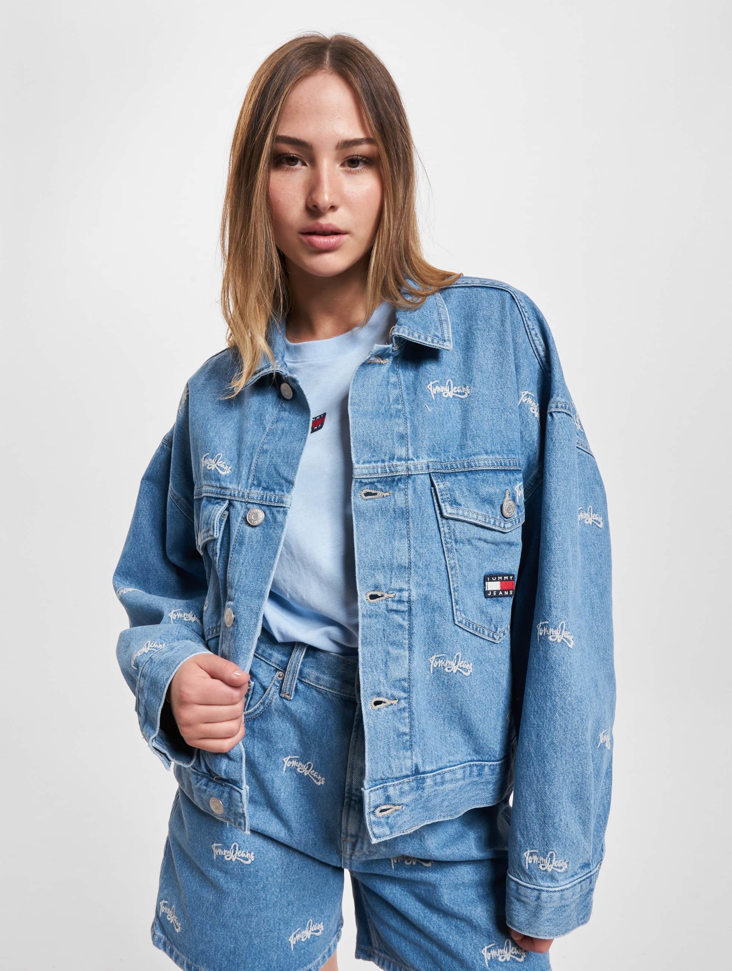 Tommy oversized denim outlet jacket