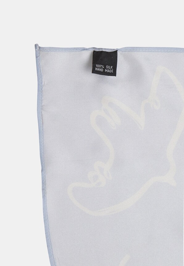 AC Lettering Silk Scarf-3
